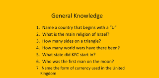 The world is a vast place. Test On General Knowledge Trivia Quiz Proprofs Quiz