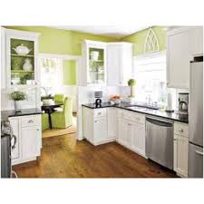 Green Kitchen Walls Black Counter Tops White Cabinets Yay This Is What I Want With Red Gingham Green Kitchen Inspiration Home Kitchens Kitchen Inspirations