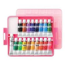 Simbalion Watercolor Set 18 Colors Plastic Case Wcp 18a Seperti Watercolor Pada Umumnya Berbentuk Tube Seperti Pasta G Stationery Supplies Stationery Polymer