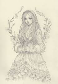 Original Pencil Drawing Cute Art Drawings Character Art