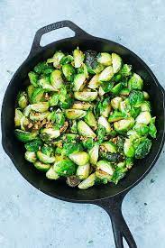 Crispy Garlic Sauteed Brussels Sprouts Easy Delicious Recipes Brussels Sprouts Recipe Sauteed Brussels Sprouts Recipe Sprout Recipes