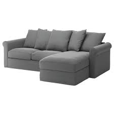 Gronlid Sofa With Chaise Ljungen Medium Gray Ikea Sofa Fabric Sofa Sleeper Sofa
