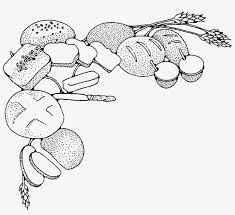 The clipart is related to baking black and white , baking. Download Baked Goods Clipart Border Food Border Clipart Black And White Png Image For Free Search More High Food Border Best Zucchini Bread Clip Art Borders