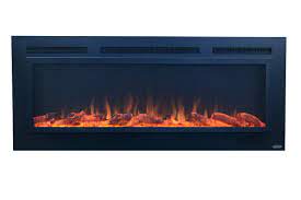 Available in a variety of widths, touchstone sideline recessed electric fireplaces fit flush in the wall. Touchstone Sideline Recessed Mounted Electric Fireplaces 50 Inches Matte Steel Buy Online In Angola At Angola Desertcart Com Productid 33942840