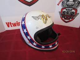 Evel Knievel Helmet Wrap Around Stars Stripes Design By Vtwinstov8s Com Evel Knievel Helmet Stripes Design Helmet