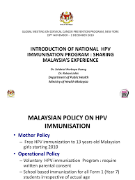 Lppkn is giving out free hpv vaccinations for m'sian women born in 1991 to 1996 this year typically, hpv vaccines would cost about rm600 to rm700 if done in private clinics. Hpv Immunisation Malaysia Cervical Cancer Medical