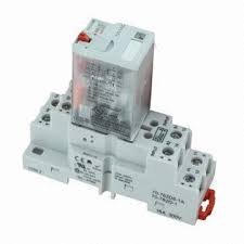 It is a device through which contacts in one circuit are operated by an alteration in conditions in the same circuit or in associated circuits. Control Relay With Base à¤° à¤² à¤¬ à¤¸ In Noida Reycor India Services Id 3992097212