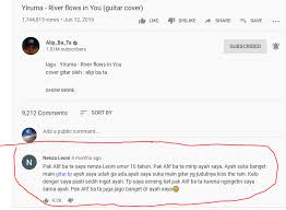 Recommended by the wall street journal. ê¦© ê¦ ê¦ On Twitter Ini Komen Nenza Leoni Salah Satu Penggemar Alip Ba Ta Di Kolom Komentar Channel Youtubenya Mas Alip Saat Unggah River Flows In You Sebelum Mengcover Kiss The Rain Https T Co Jox8zhg3yk