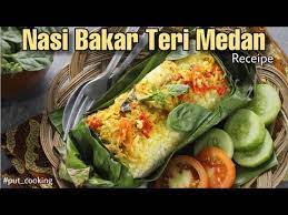03 Put Cooking Nasi Bakar Teri Medan Komplit Pakai Kemangi Dan Pete Youtube Di 2020 Makanan Dan Minuman Masakan Masakan Indonesia