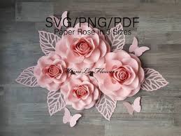 Copyright documents similar to plantillas cuchillos. Plantilla De Flor De Papel Rosa Svg Pdf 36 Plantilla De Etsy