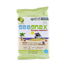 Seasnax Organic Lime Seaweed Big Grab Pack Seaweed Snacks Roasted Seaweed Snack Snacks