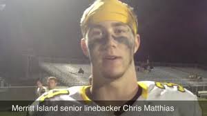 Video: Merritt Island senior linebacker Chris Matthias