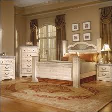 Standard Seville Old Fashioned Wood Poster Bed 5 Piece Bedroom Set 6400 Pob Pkg2 Wood Bedroom Sets Bedroom Sets White Bedroom Furniture For Adults