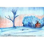 Winter Season Drawing Tutorials Step By Step Drawingtutorials101 Com winter season drawing tutorials step