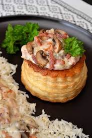 Ma Cuisine Au Fil De Mes Idees Vol Au Vent Artisanal Aux Champignons Carottes Et Lardons Bechamel Recettes De Cuisine Vol Au Vent Recette Avec Bechamel
