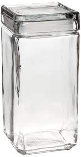 Anchor hocking 85587r 1 quart stackable square clear glass storage jar (case of. Anchor Hocking 85589r 2 Litre Stackable Square Clear Glass Storage Jar Buy Online In Belize At Belize Desertcart Com Productid 49363038