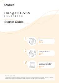 The canon imageclass d530 monochrome multifunction laser printer prints at every bit much every bit 26 pages per infinitesimal amongst the showtime page out inwards 5.8 seconds or much less. Canon Imageclass D530 Starter Manual Pdf Download Manualslib