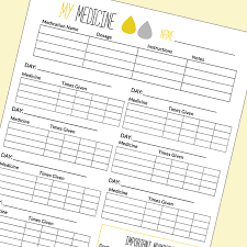 The Daily Medicine Chart Every Mom Should Have Free