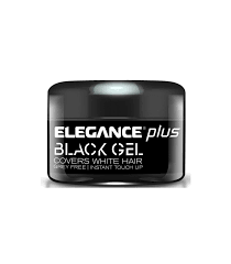 Coconut fragrance fresh from the caribbean. Elegance Plus Black Gel A Wax Finish Black Color To Cover Gray Hair