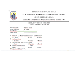 Games apabila dipanjangkan menjadi southeast asian games 'pesta olahraga asia tenggara' bahasa : Soal Us Bahasa Sunda Kelas 6 Dan Kunci Jawaban Guru Jpg