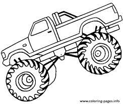 Alice in wonderland coloring pages arthur coloring pages big blue house coloring pages blue's clues coloring pages bubble guppies coloring pages brown bear, brown bear. Easy Monster Truck Big Coloring Pages Printable