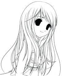 Ukrainian teen morphs into shockingly realistic anime girl via mymodernmet.com. Anime Coloring Pages Girl With Long Hair Coloring And Drawing