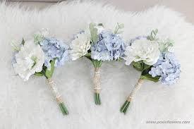 Listing For One Diameter 7 Simple Light Blue Paper Etsy Simple Bridesmaid Bouquets Small Bridesmaid Bouquets Small Wedding Bouquets