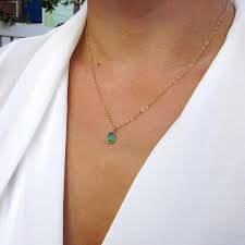Genuine Emerald Necklace 14k Gold Filled Gem Necklace Green Gemstone Pendant May Birthstone Authentic Emerald Jewelry Last Minute Gift Emerald Necklace Emerald Jewelry Gem Necklace