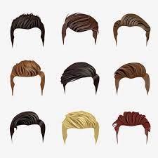 Set Of Mens Hairstyles Vector And Png Hair Vector Hair Illustration Hair Sketch