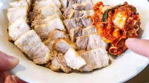 Suyuk Perfect Korean Pork Belly Slices Recipe Pork Belly Pork Belly Slices Korean Pork Belly