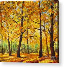Sunny Autumn Park Palette Knife Oil Painting On Landscape By Valery Rybakow Acrylic Print By Valery Rybakow Palette knife painting tips for beginners.