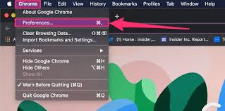 Click the chrome menu on the browser toolbar. Isqsovnccbnikm