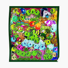 Pflanzen für den zen garten bei plants vs zombies? Poster Pflanzen Gegen Zombies Redbubble