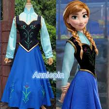 Princess Frozen Anna Costume Frozen Anna Dress Disney By Anniepin 35 99 Frozen Costume Disney Dresses Anna Frozen Costume