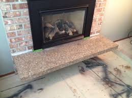 Set ends of screed on floor, notches down. Updating Fireplace Hearth No Demolition Required Single Girl S Diy