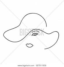 Buy abstract face outline by shifra99 as a art board print Woman Abstract Face Vector Photo Free Trial Bigstock