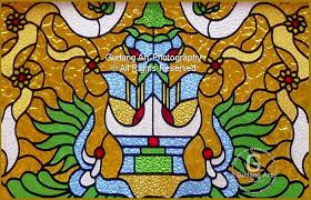 Motif Batik Nusantara Kaca Patri Gudang Art Jogjakarta Indonesia Kaca Patri Jendela Kaca Patri Gambar