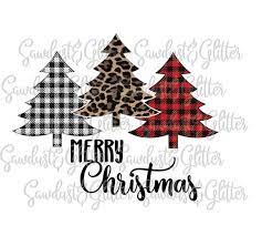 Merry Christmas Sublimation Transfer Plaid And Cheetah Etsy In 2021 Cricut Christmas Ideas Christmas Svg Cricut Crafts