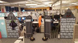 Our Entry Into The Halloween Cubicle Decorating Contest Halloween Cubicle Cubicle Halloween Decorations Halloween Office