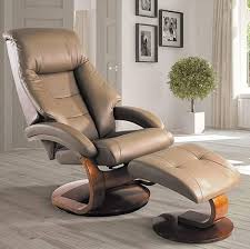 Mac Motion Chairs Collection By Mac Motion Mandal Top Grain Leather Oslo Recliner And Ot In 2020 Recliner With Ottoman Contemporary Recliners Recliner