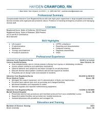 Unforgettable Intensive Care Nurse Resume Examples To Stand Out Myperfectresume