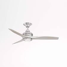 Maybe you would like to learn more about one of these? Fanimation Spitfire 48 Brushed Nickel Indoor Outdoor Ceiling Fan With Led Light Crate And Barrel