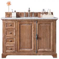 Base cabinet width base cabinet width is the great variable, and each cabinet tends to be aimed toward certain uses. 48 Inch Single Sink Bathroom Vanity In Driftwood Finish