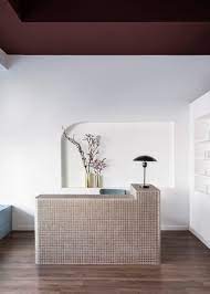 Proem Studio Uses Muted Shades To Design Cheeks Co Facial Spa Accent Wall Bedroom Los Angeles Interior Design Interior