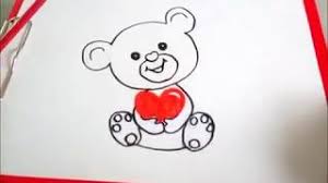 Teddy Mit Herz Zeichnen Lernen Kuschelbar Malen Fur Anfanger Und Kinder Youtube