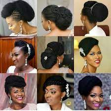 Pin By Darlene Goodrum On Hair Styles For Black Women Also Braids For Black Women Natural Hair Wedding Natural Hair Bun Styles Natural Wedding Hairstyles