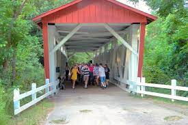 To take advantage of the ohio & erie canal, and later railroads. Everett Road Covered Bridge Gallery Cuyahoga Valley National Park U S National Park Service