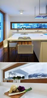 Schmale Fenster Kueche Modern Esstisch Weiss Arbeitsplatte Make Upideen Club Moderne Kuche Kuche Fenster Kuchenfenster Ideen