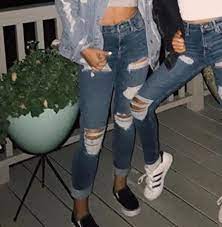 Moto Indigo Super Ripped Jamie Jeans
