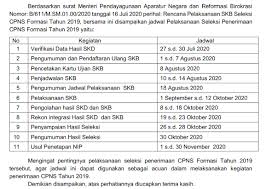Berikut jadwal dan lokasi pelaksanaan tes skd cpns kemenag silahkan disimak: Jadwal Pelaksanaan Skb Cpns Tahun 2020 Formasi Cpns 2019 Pendidikan Kewarganegaraan Pendidikan Kewarganegaraan
